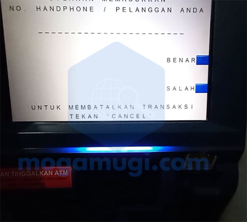 Masukan no HP Terdaftar