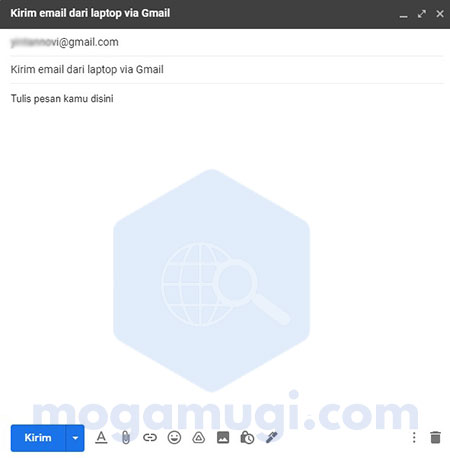 Cara Mengirim Email Lewat Gmail Dari Laptop atau PC