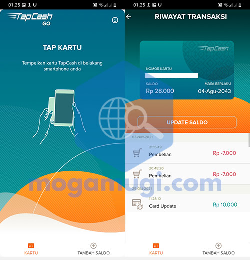 Aplikasi Tapcash Go BNI