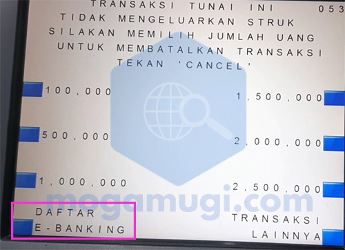 Cara Daftar BCA Mobile di ATM