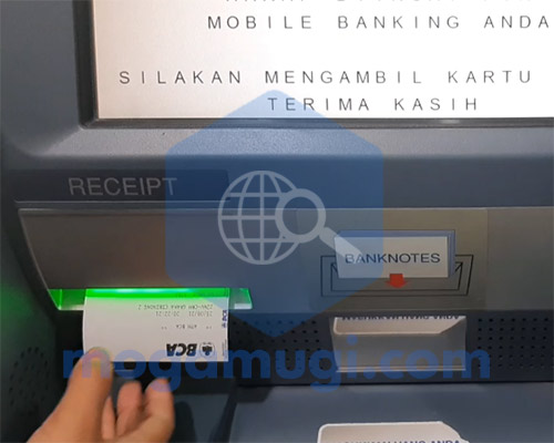 Daftar BCA Mobile di ATM Berhasil