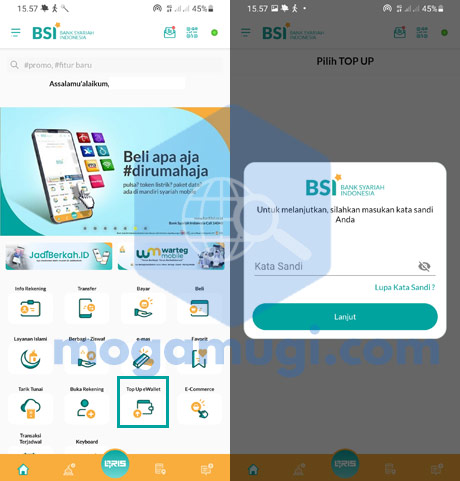 Cara Isi Saldo LinkAja Lewat BSI Mobile