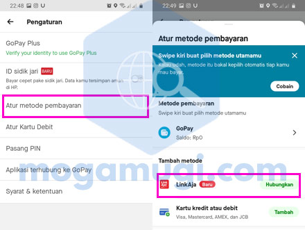 Daftarkan Linkaja di GoJek