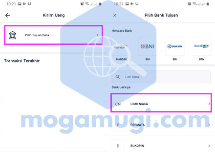 Pilih CIMB NIAGA OVO