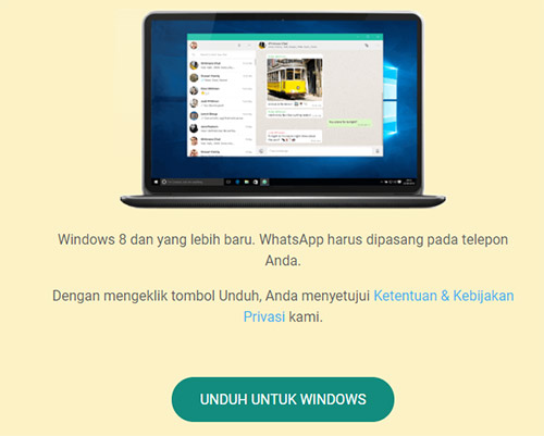 Install WhatsApp Desktop Dari Web WhatsApp