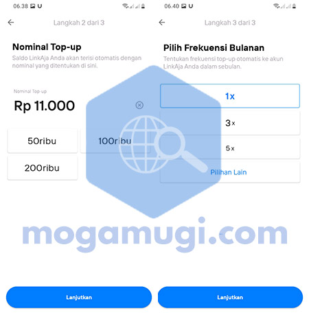 Smart top up new livin Mandiri