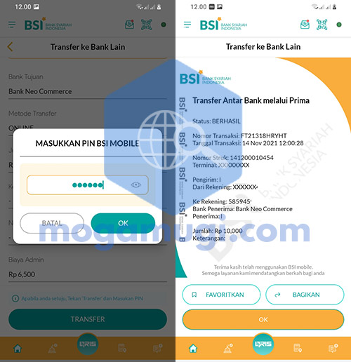 Kiirm Uang Lewat BSI Mobile ke Neo+