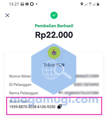 Lihat Kode Token Listrik di OVO