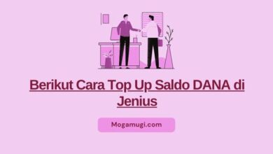 cara top up jenius dari dana