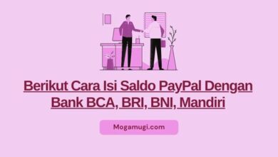 cara transfer ke paypal dari bca