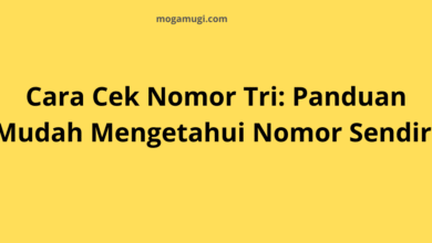 cara cek nomor tri