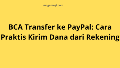 BCA Transfer ke PayPal