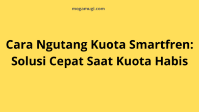 Cara Ngutang Kuota Smartfren