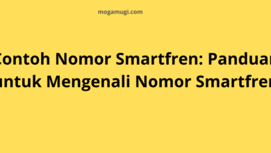 Contoh Nomor Smartfren: Panduan untuk Mengenali Nomor Smartfren