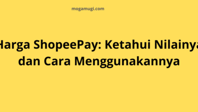 Harga ShopeePay: Ketahui Nilainya dan Cara Menggunakannya
