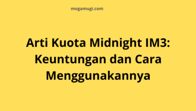 Arti Kuota Midnight IM3: Keuntungan dan Cara Menggunakannya