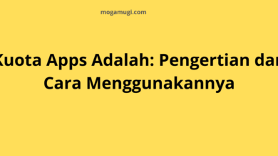Kuota Apps Adalah: Pengertian, Fungsi, dan Cara Menggunakannya