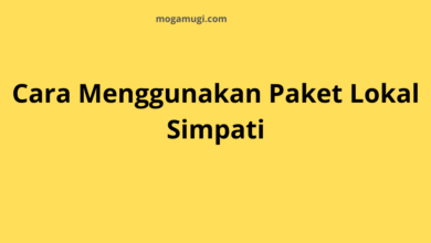 Cara Menggunakan Paket Lokal Simpati