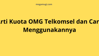 Arti Kuota OMG Telkomsel dan Cara Menggunakannya