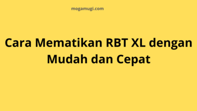Cara Mematikan RBT XL