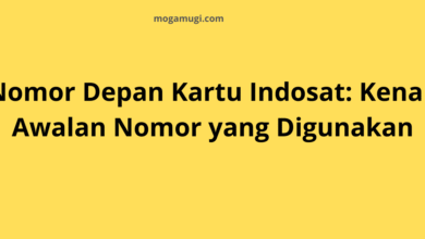 Nomor Depan Kartu Indosat: Kenali Awalan Nomor yang Digunakan