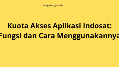 Kuota Akses Aplikasi Indosat: Fungsi dan Cara Menggunakannya