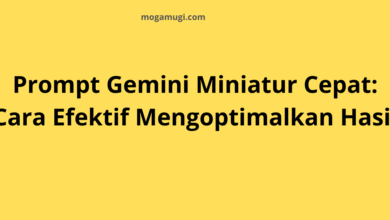 prompt gemini miniatur cepat