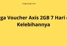 Harga Voucher Axis 2GB 7 Hari dan Kelebihannya
