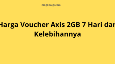 Harga Voucher Axis 2GB 7 Hari dan Kelebihannya