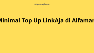 Minimal Top Up LinkAja di Alfamart