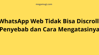 WhatsApp Web Tidak Bisa Discroll: Penyebab dan Cara Mengatasinya