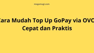 Cara Mudah Top Up GoPay via OVO, Cepat dan Praktis