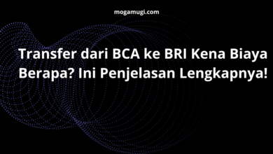 Transfer dari BCA ke BRI Kena Biaya Berapa? Ini Penjelasan Lengkapnya!