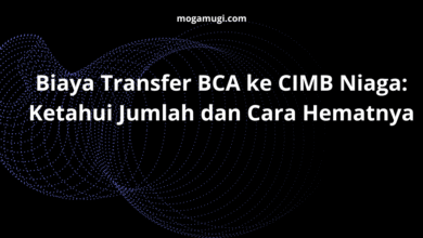 Biaya Transfer BCA ke CIMB Niaga: Ketahui Jumlah dan Cara Hematnya