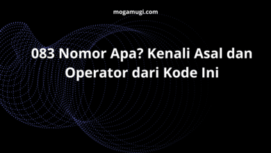 083 Nomor Apa? Kenali Asal dan Operator dari Kode Ini