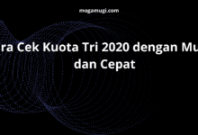 Cara Cek Kuota Tri 2020 dengan Mudah dan Cepat