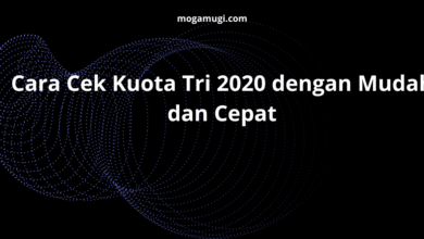 Cara Cek Kuota Tri 2020 dengan Mudah dan Cepat