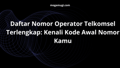 Daftar Nomor Operator Telkomsel Terlengkap: Kenali Kode Awal Nomor Kamu