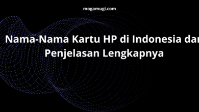 Nama-Nama Kartu HP di Indonesia dan Penjelasan Lengkapnya