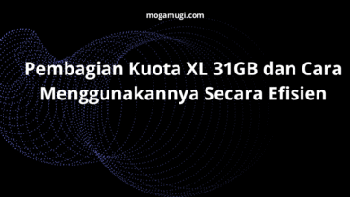 Pembagian Kuota XL 31GB dan Cara Menggunakannya Secara Efisien