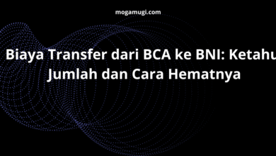 Biaya Transfer dari BCA ke BNI: Ketahui Jumlah dan Cara Hematnya