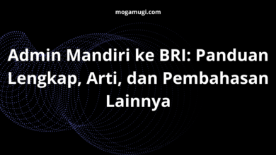 admin mandiri ke bri