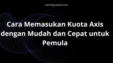 Cara Memasukan Kuota Axis dengan Mudah dan Cepat untuk Pemula