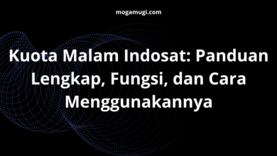 Kuota Malam Indosat: Panduan Lengkap, Fungsi, dan Cara Menggunakannya