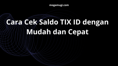Cara Cek Saldo TIX ID dengan Mudah dan Cepat