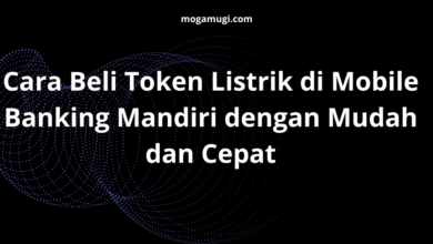 Cara Beli Token Listrik di Mobile Banking Mandiri dengan Mudah dan Cepat