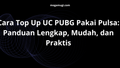 Cara Top Up UC PUBG Pakai Pulsa: Panduan Lengkap, Mudah, dan Praktis