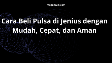 Cara Beli Pulsa di Jenius dengan Mudah, Cepat, dan Aman