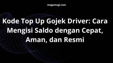 Kode Top Up Gojek Driver: Cara Mengisi Saldo dengan Cepat, Aman, dan Resmi