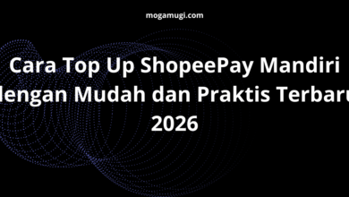 Cara Top Up ShopeePay Mandiri dengan Mudah dan Praktis Terbaru 2026